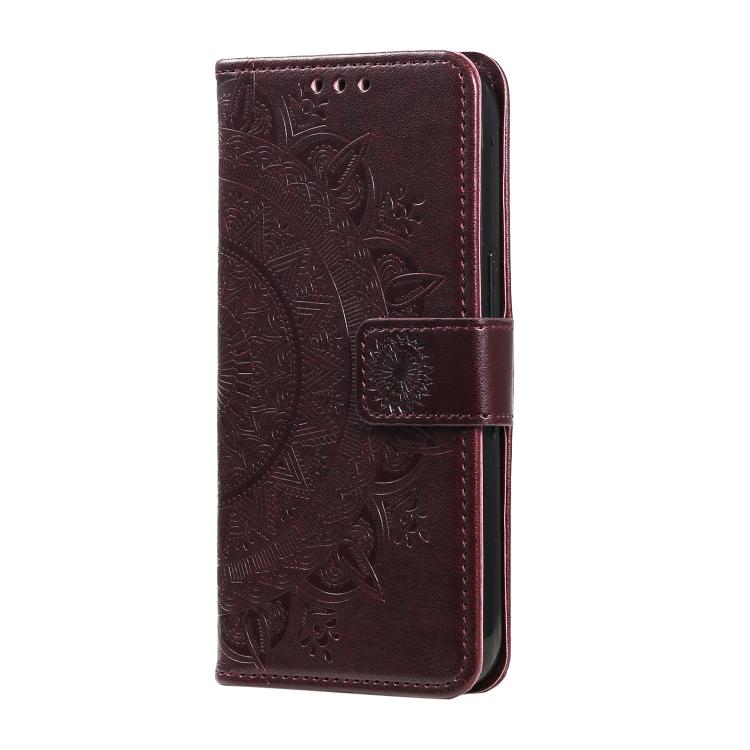 For Xiaomi 15T Totem Flower Embossed Leather Phone Case with Lanyard