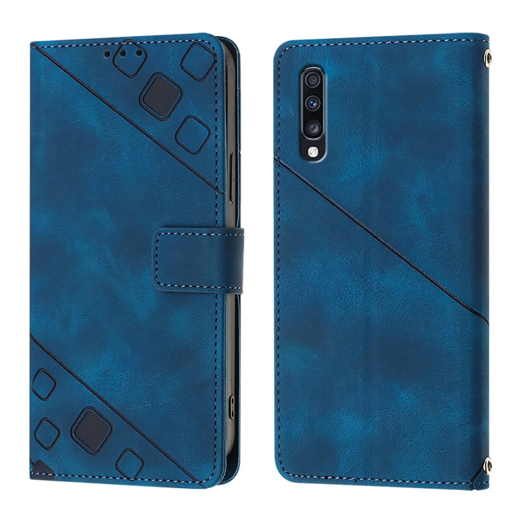 For Samsung Galaxy A70 / A70s Skin Feel Embossed Leather Phone Case