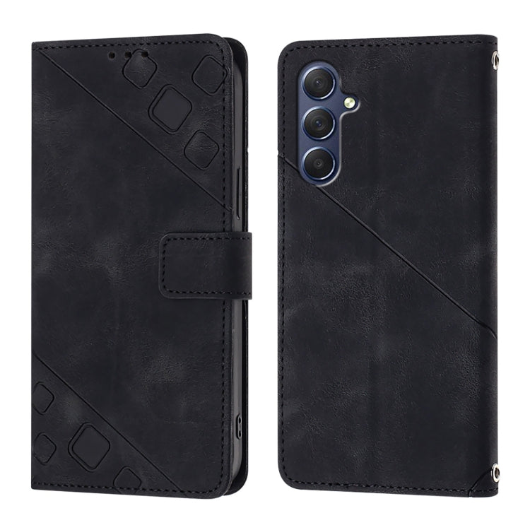 For Samsung Galaxy F54 5G / M54 5G Global Skin Feel Embossed Leather Phone Case
