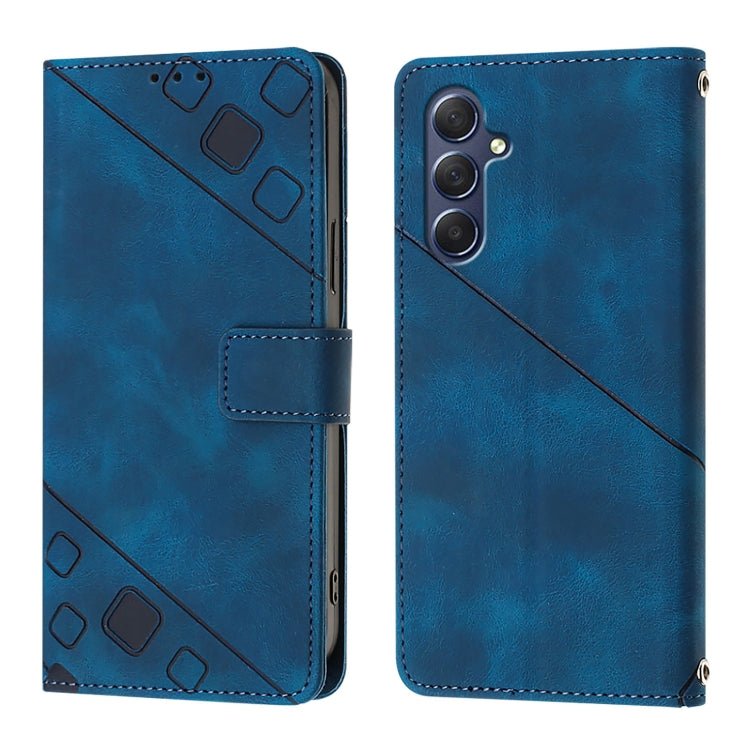 For Samsung Galaxy F54 5G / M54 5G Global Skin Feel Embossed Leather Phone Case