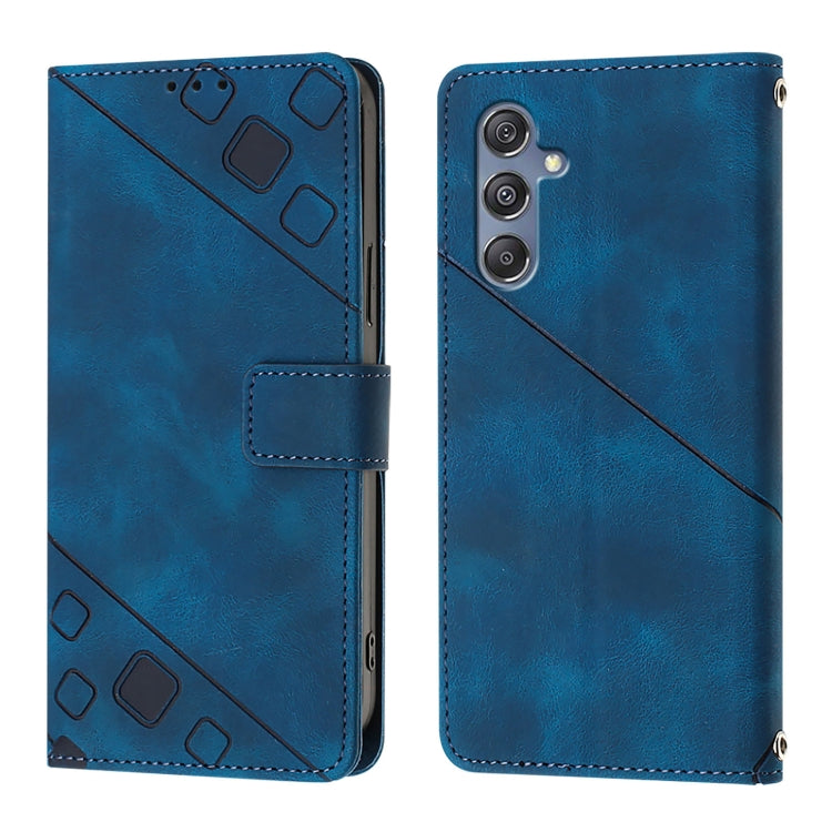For Samsung Galaxy M34 5G / F34 5G Skin Feel Embossed Leather Phone Case