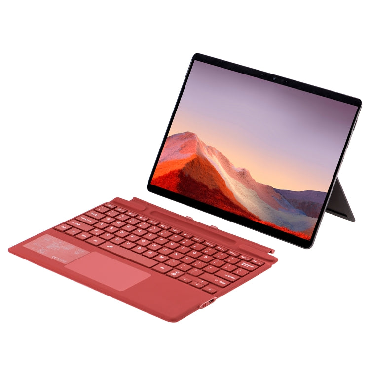 For Microsoft Surface Pro 10 / Pro 9 2089D Backlight Wireless Bluetooth Keyboard Leather Case with Touchpad