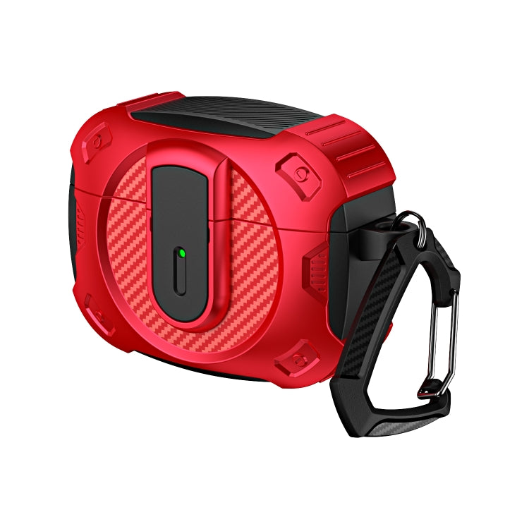 For AirPods Pro 2 Lock Shockproof Bluetooth Earphone Protective Case