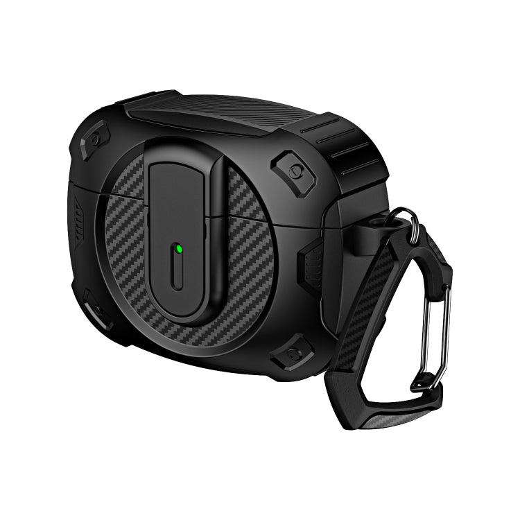 For AirPods Pro 2 Lock Shockproof Bluetooth Earphone Protective Case