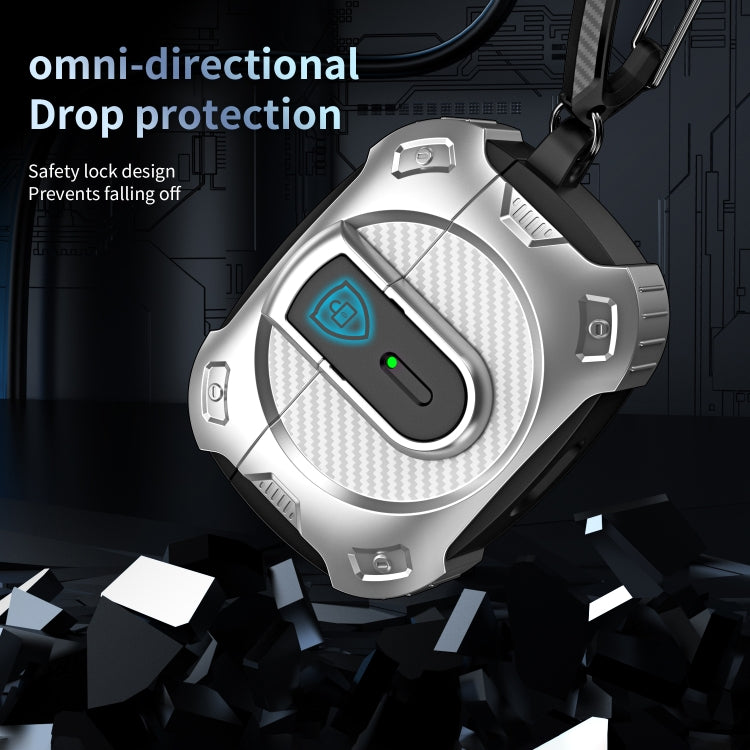 For AirPods Pro 2 Lock Shockproof Bluetooth Earphone Protective Case