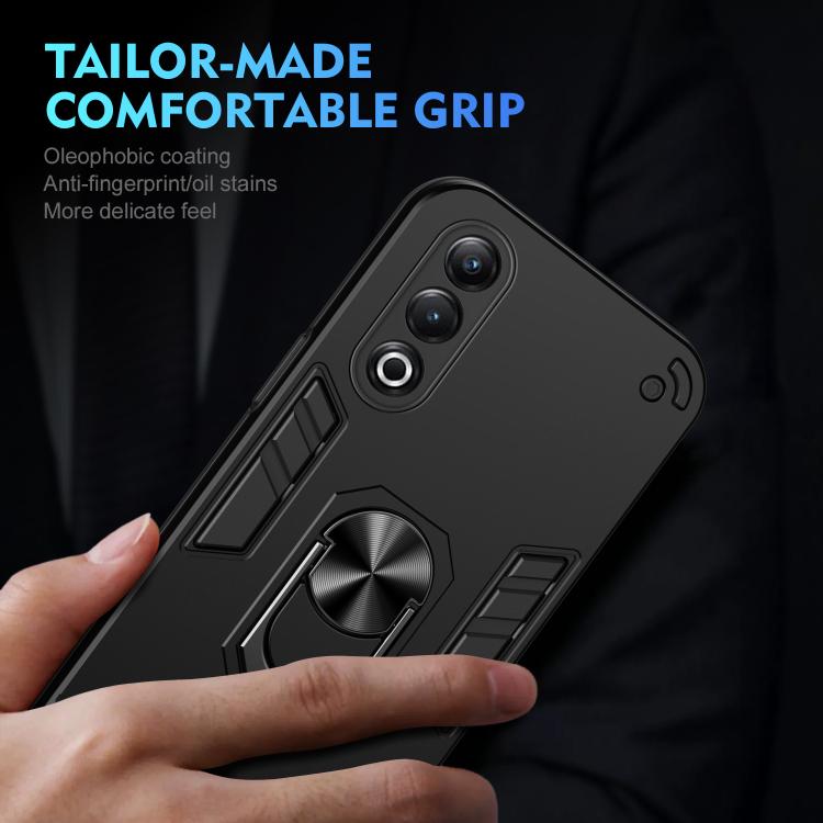 For itel S25 Shockproof Metal Ring Holder Phone Case