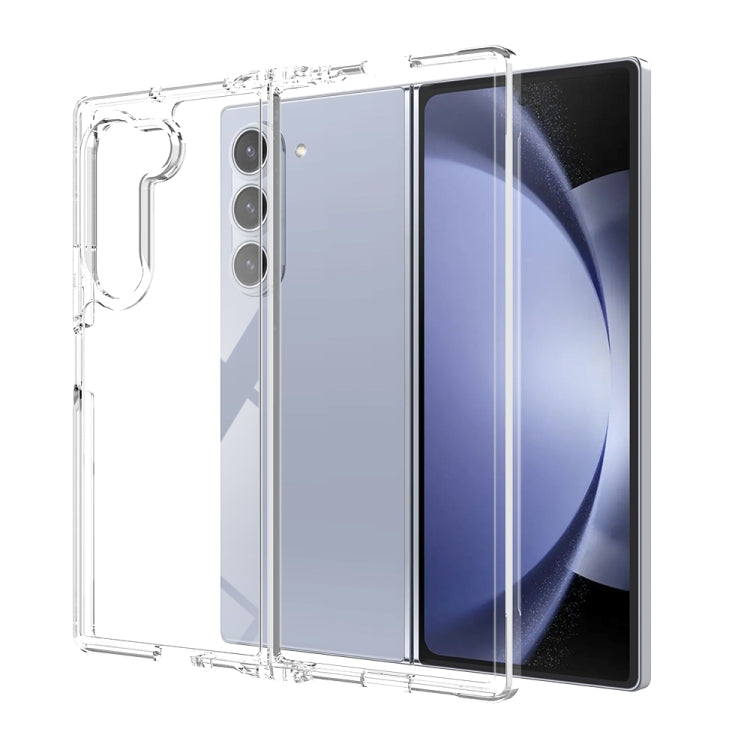 For Samsung Galaxy Z Fold6 Scratchproof Acrylic TPU Phone Case - Transparent