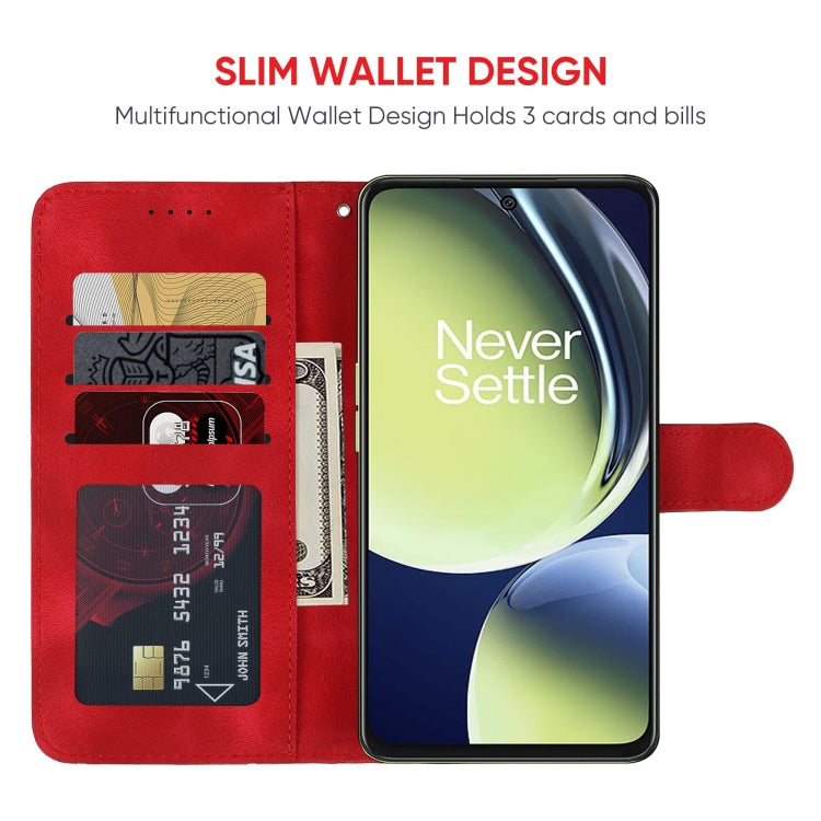 For OnePlus Nord CE 3 Lite Skin Feel Geometric Lines Leather Phone Case
