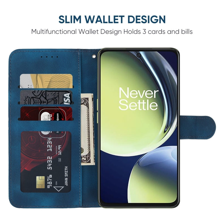For OnePlus Nord CE 3 Lite Skin Feel Geometric Lines Leather Phone Case