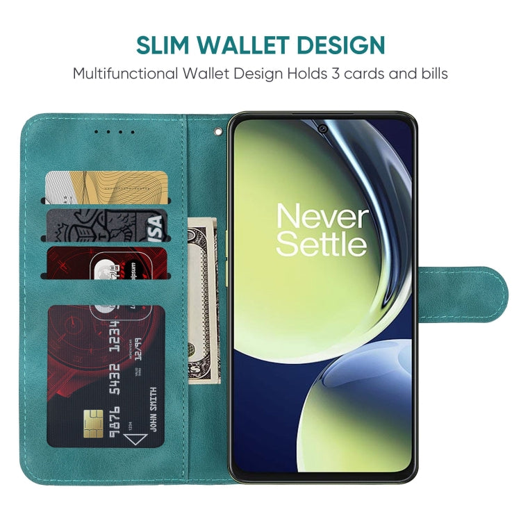 For OnePlus Nord CE 3 Lite Skin Feel Geometric Lines Leather Phone Case
