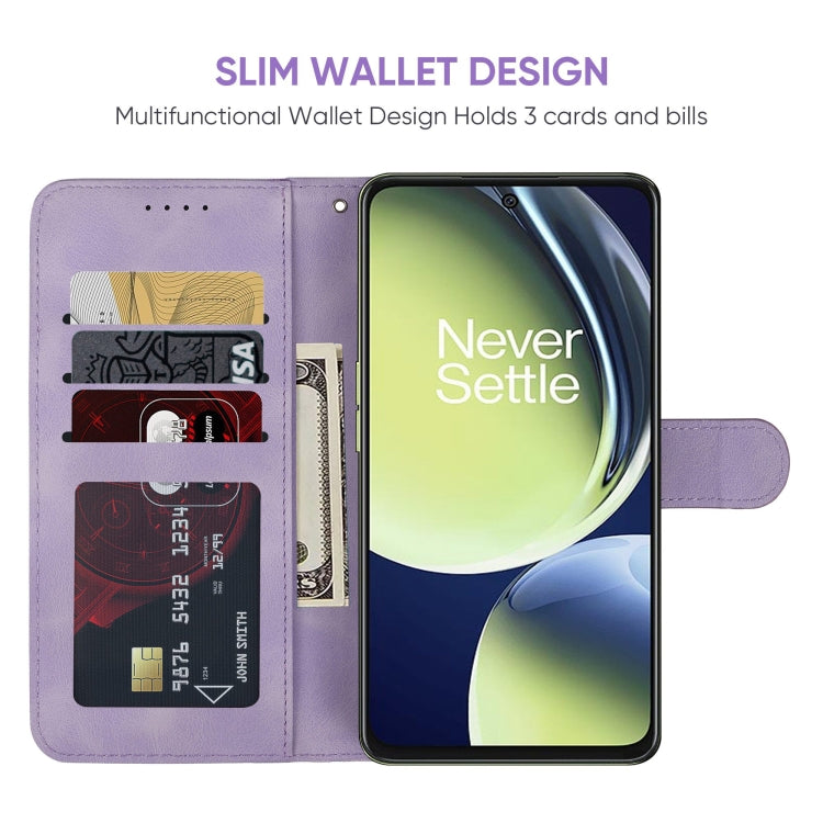 For OnePlus Nord CE 3 Lite Skin Feel Geometric Lines Leather Phone Case