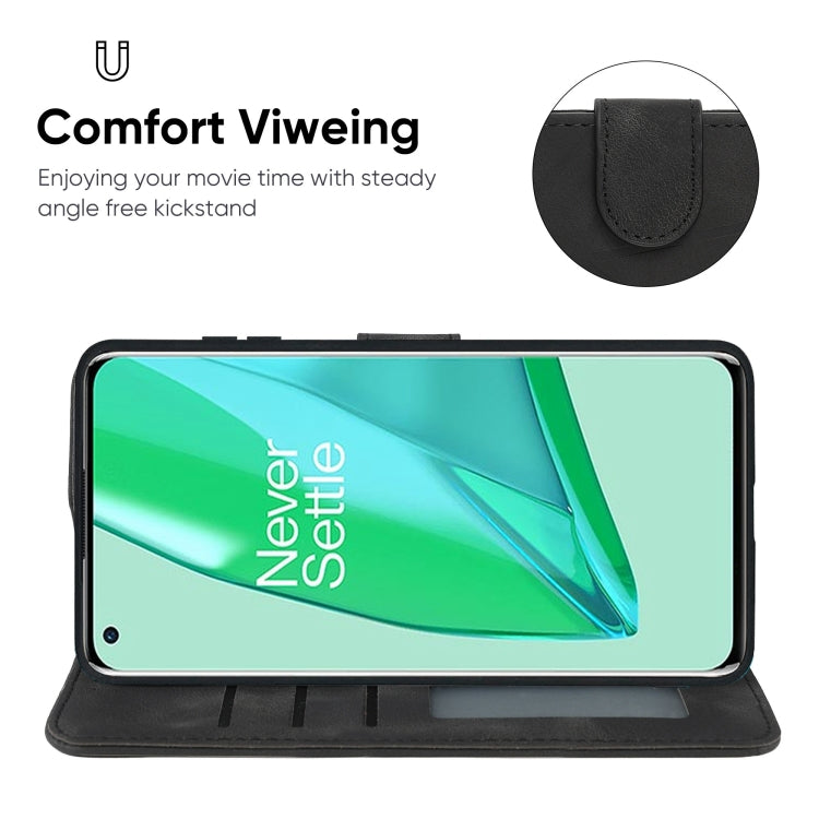 For OnePlus 9 Pro Skin Feel Geometric Lines Leather Phone Case