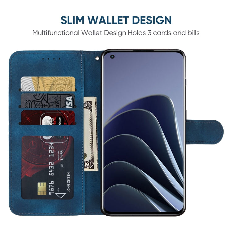 For OnePlus 10 Pro 5G Skin Feel Geometric Lines Leather Phone Case
