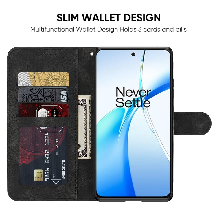 For OnePlus Ace 3V Skin Feel Geometric Lines Leather Phone Case