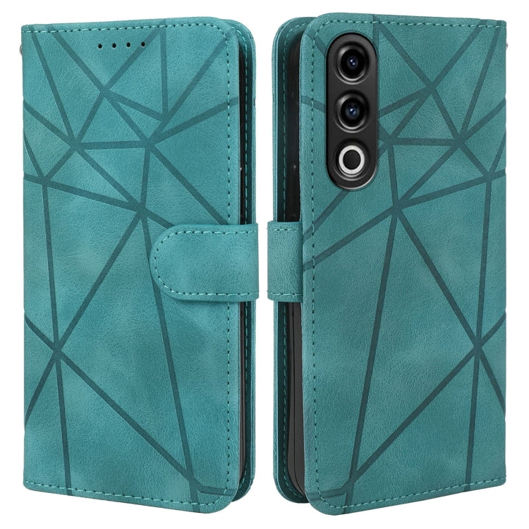 For OnePlus Ace 3V Skin Feel Geometric Lines Leather Phone Case