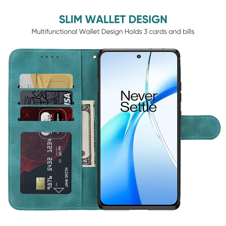For OnePlus Nord CE4 Skin Feel Geometric Lines Leather Phone Case