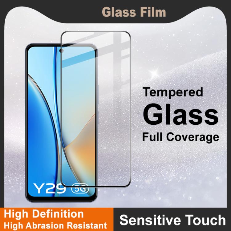 For vivo Y29 5G / Y19s 4G imak 9H Surface Hardness Full Screen Tempered Glass Film Pro+ Series