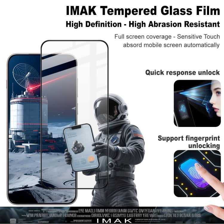 For vivo X300 Pro imak 9H Surface Hardness Full Screen Tempered Glass Film Pro+ Series