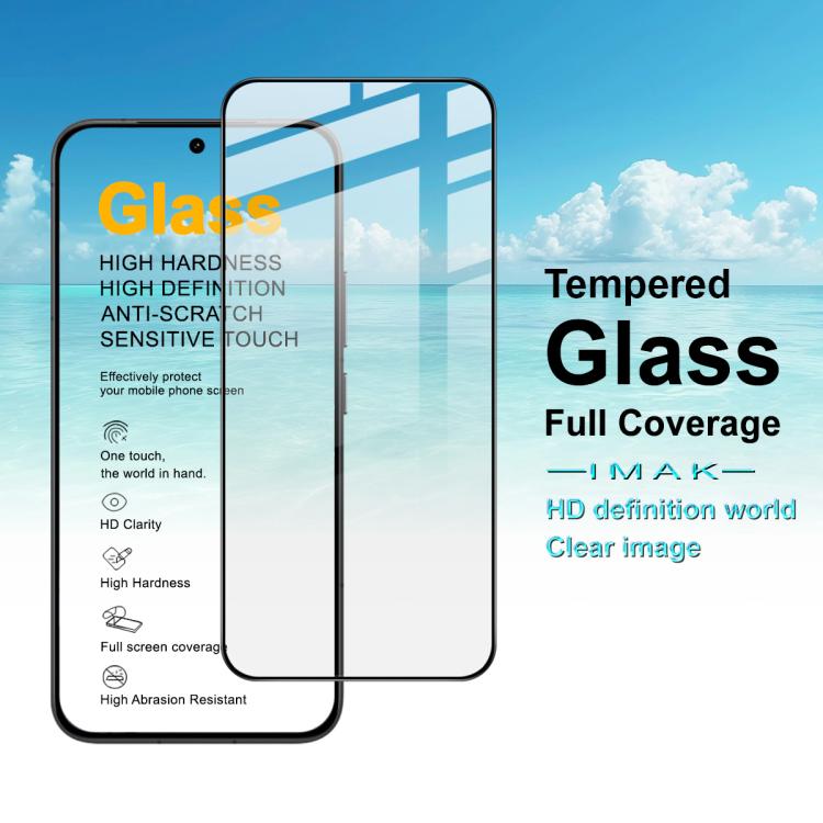 For vivo iQOO 15 Ultra 5G imak 9H Surface Hardness Full Screen Tempered Glass Film Pro+ Series