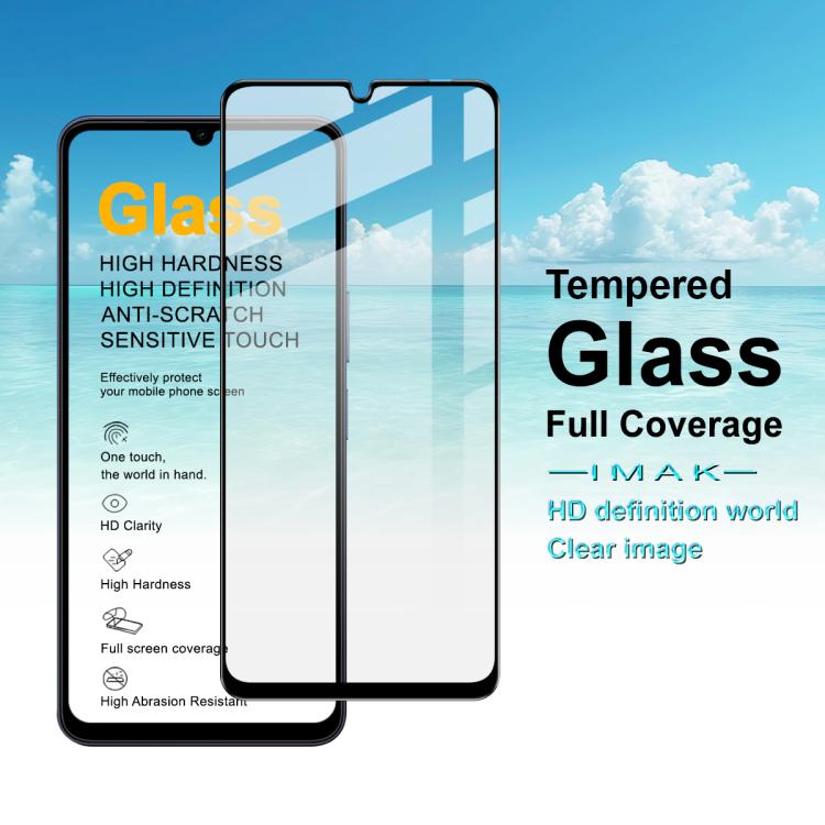 For vivo Y05 4G imak 9H Surface Hardness Full Screen Tempered Glass Film Pro+ Series