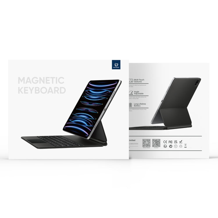 DUX DUCIS MK Series Floating Magnetic Keyboard Tablet Leather Case For iPad Pro 13 2024