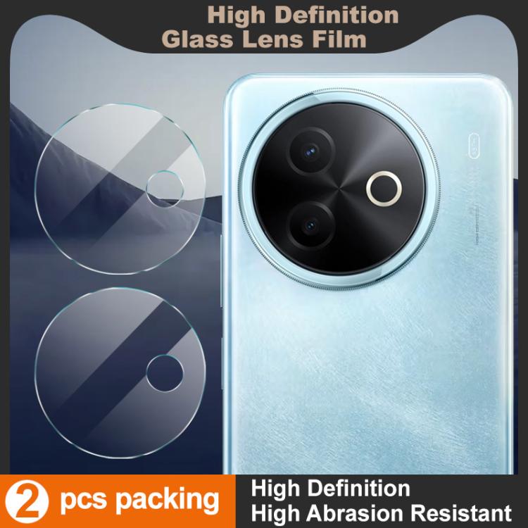 For vivo Y39 5G / Y300i 5G 2pcs/Set imak HD Glass Rear Camera Lens Film