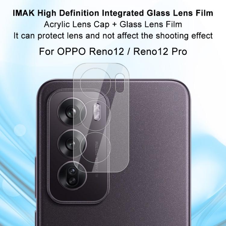 For OPPO Reno12 Pro Global imak High Definition Integrated Glass Lens Film