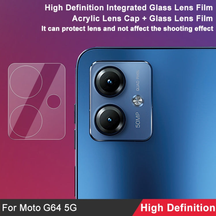 For Motorola Moto G64 5G / G54 5G imak High Definition Integrated Glass Lens Film