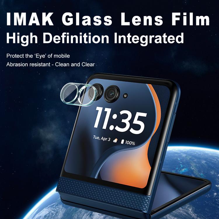 For Motorola Razr 60 imak High Definition Integrated Glass Lens Film