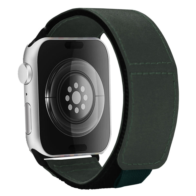 For Apple Watch Series 9 45mm Loop Woven Nylon Watch Band