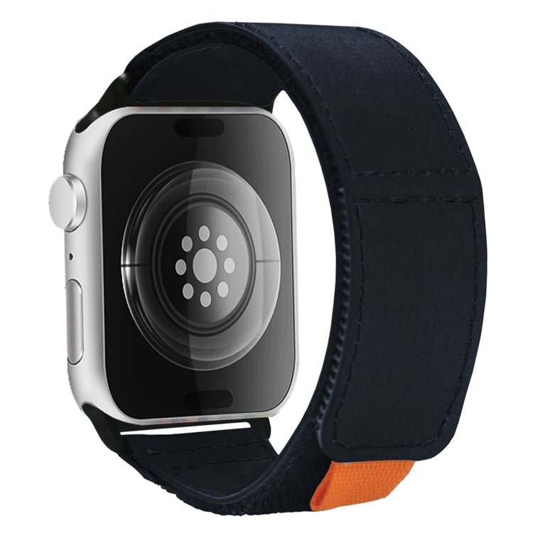 For Apple Watch Series 9 45mm Loop Woven Nylon Watch Band