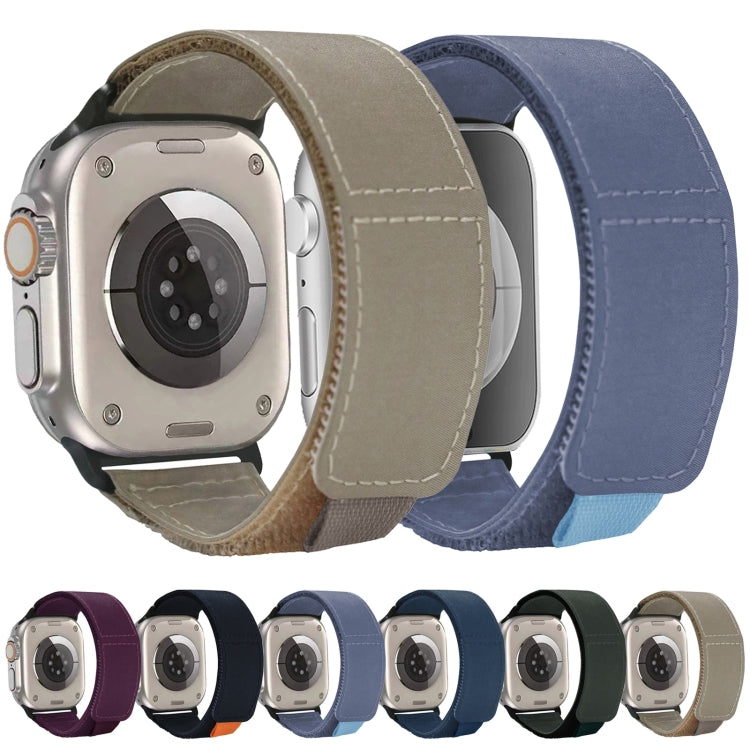 For Apple Watch SE 2023 40mm Loop Woven Nylon Watch Band