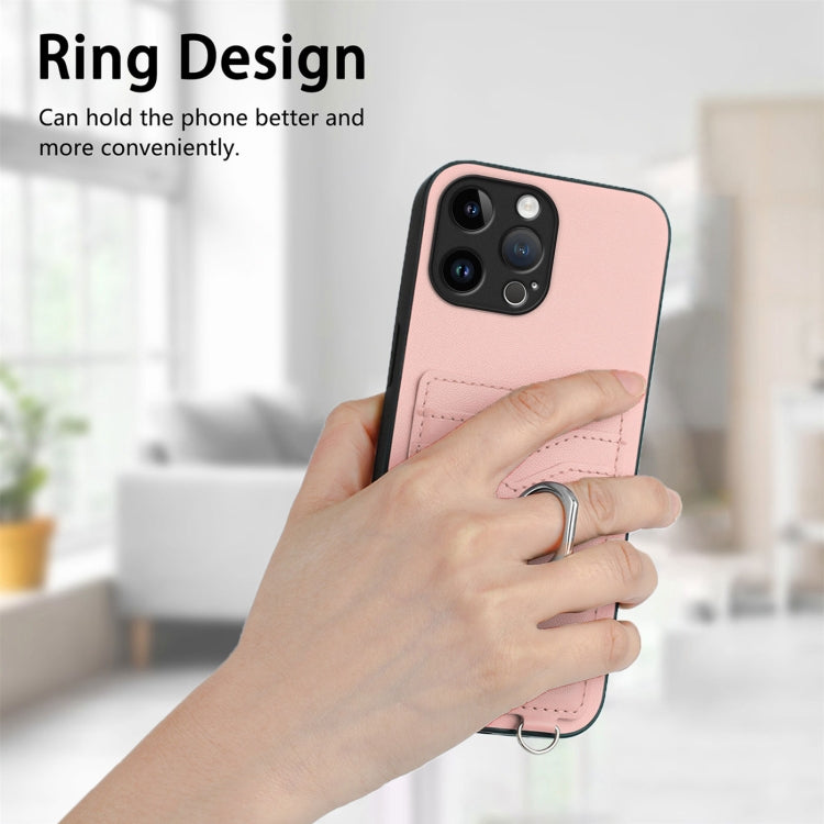 For iPhone 13 Pro Max R20 Ring Card Holder Phone Case