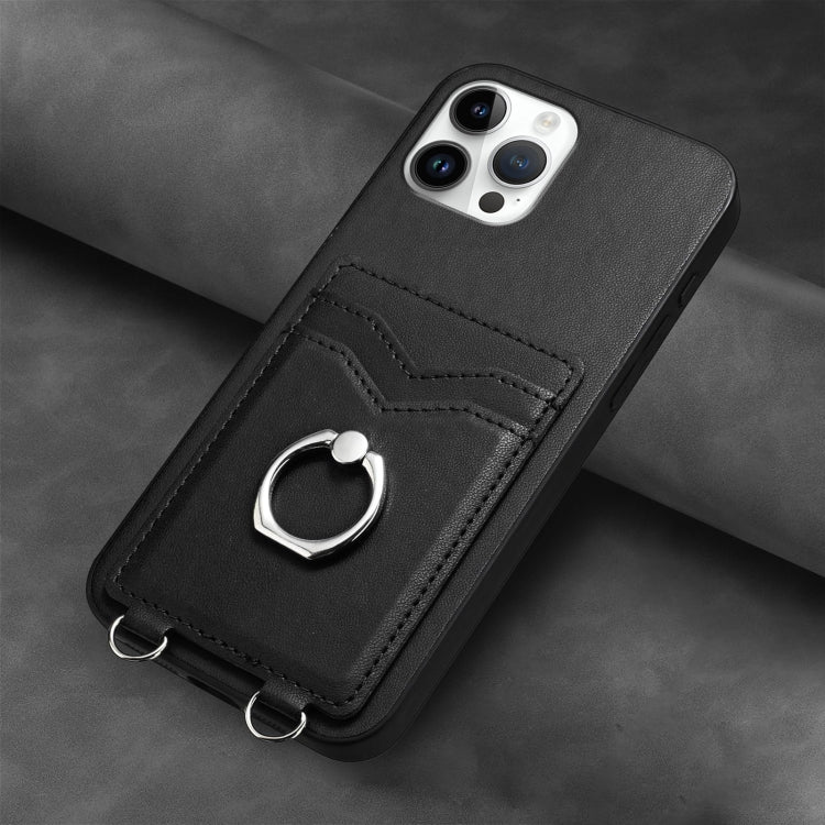 For iPhone 12 Pro Max R20 Ring Card Holder Phone Case