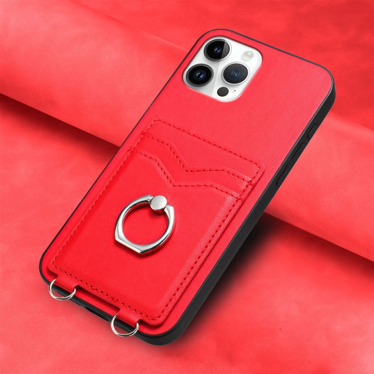 For iPhone 12 Pro Max R20 Ring Card Holder Phone Case