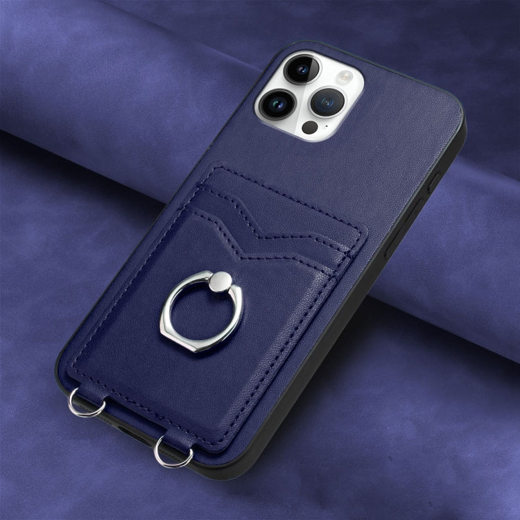 For iPhone 12 Pro Max R20 Ring Card Holder Phone Case