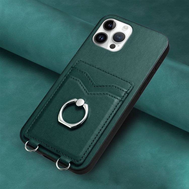 For iPhone 12 Pro Max R20 Ring Card Holder Phone Case