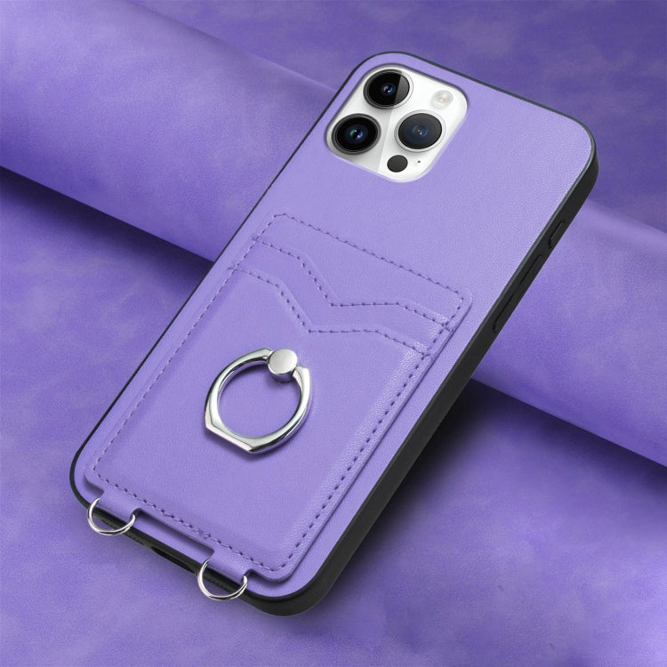For iPhone 12 Pro Max R20 Ring Card Holder Phone Case