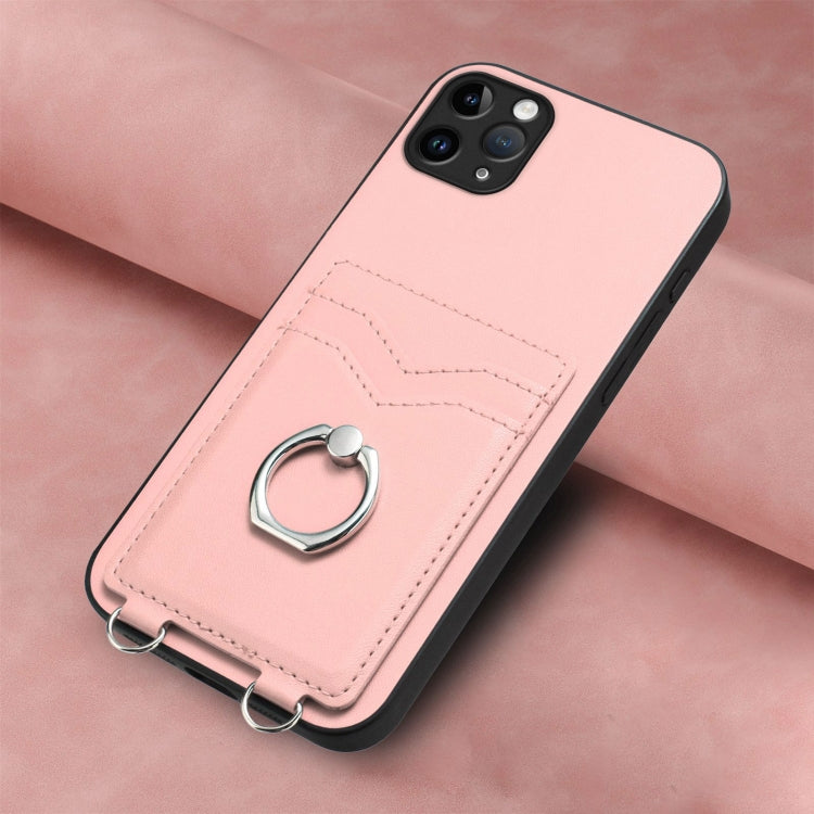 For iPhone 11 Pro Max R20 Ring Card Holder Phone Case