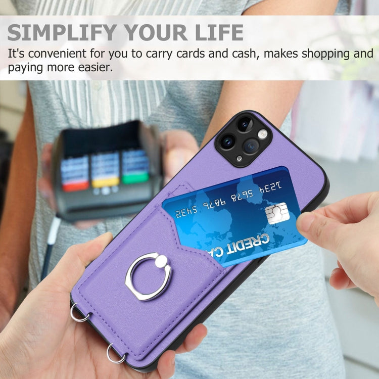 For iPhone 11 Pro Max R20 Ring Card Holder Phone Case