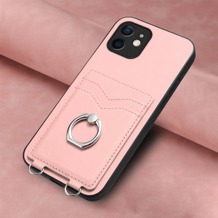 For iPhone 11 R20 Ring Card Holder Phone Case