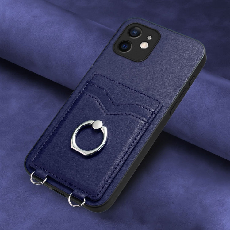 For iPhone 11 R20 Ring Card Holder Phone Case
