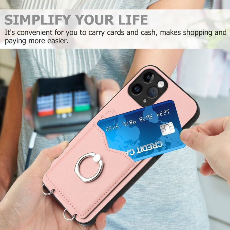 For iPhone 11 Pro R20 Ring Card Holder Phone Case