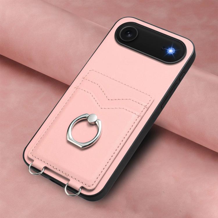 For iPhone Air R20 Ring Card Holder Phone Case