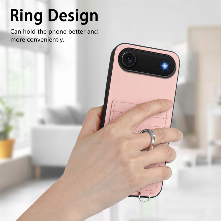 For iPhone Air R20 Ring Card Holder Phone Case