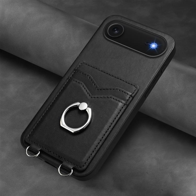 For iPhone Air R20 Ring Card Holder Phone Case