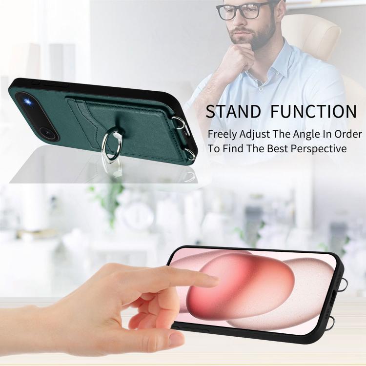 For iPhone Air R20 Ring Card Holder Phone Case