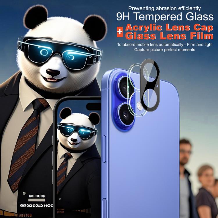 For iPhone 17 imak High Definition Integrated Glass Lens Film Black Version