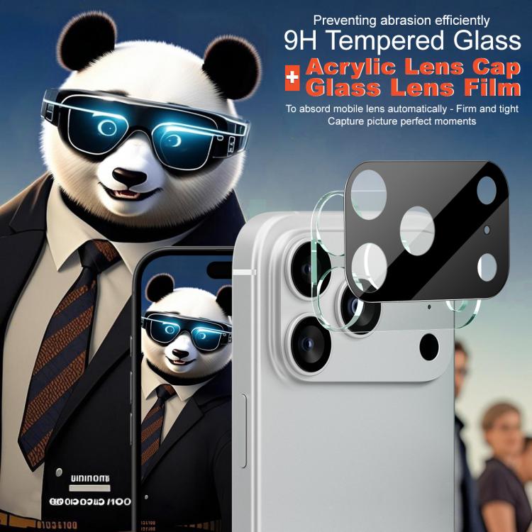 For iPhone 17 Pro Max imak High Definition Integrated Glass Lens Film Black Version