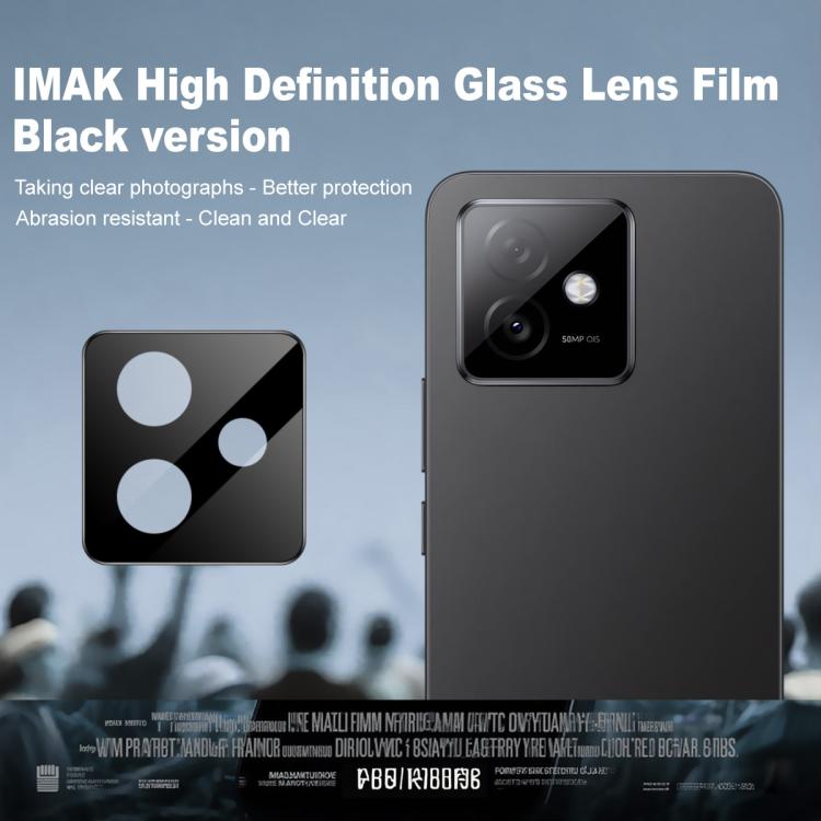 For Honor X60 GT 5G IMAK Rear Camera Lens Glass Film Black Version